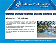 Tablet Screenshot of pelicanpoolservicefl.com